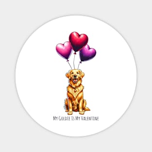 My Golden Retriever Is My Valentine Magnet